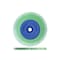 Dedeco Sunburst Radial Bristle Discs 6 in X 1/2 in Curved Tc Lt Green 1 Micron A/O 1/Unit 1883 - alternate 1